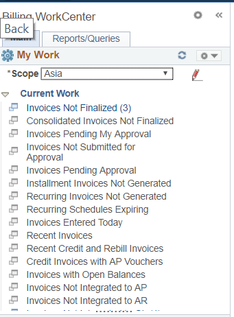 PeopleSoft Fluid and Classic WorkCenter Scope | MIPRO