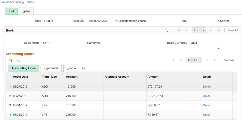 PeopleSoft Transactions - Lease Administration Part IV